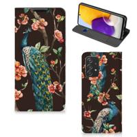 Samsung Galaxy A72 (5G/4G) | Hoesje maken | Pauw met Bloemen