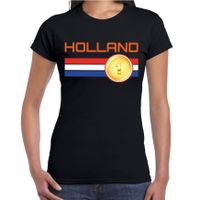 Holland landen t-shirt zwart dames