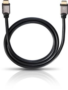 Oehlbach: Black Magic HDMI-kabel w. Ethernet - 1,20 meter