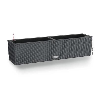 Jardiniere - Balconera cottage 80 - Complete kit - Graniet - 12L - LECHUZA