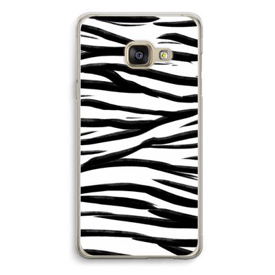 Zebra pattern: Samsung A3 (2017) Transparant Hoesje