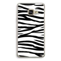 Zebra pattern: Samsung A3 (2017) Transparant Hoesje