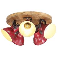 VidaXL Plafondlamp 25 w e27 50x50x25 cm verweerd rood