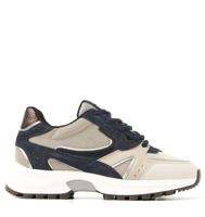 VIA VAI Danae Vicky zanza combi blue Leer Dames