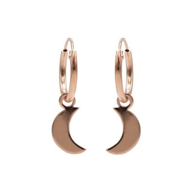 Karma Oorringen Hoops Moon Rosé
