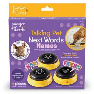 Hunger For Words talking pet next words names