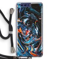 Black Unicorn: Honor 9 Transparant Hoesje met koord Black Unicorn: Honor 9 Transparant Hoesje met koord