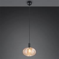 Trio Klassieke hanglampElvezia amber glas - R36771013