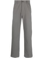 AMI Paris pantalon en coton à coupe droite - Gris