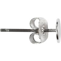 Creativ Company Oorstekers, l: 13 mm, verzilverd, 10 stuk/ 1 doos