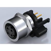 Weidmüller 2424140000 Sensor/actuator connector, niet geassembleerd M12 Aantal polen: 4 Bus, inbouw 10 stuk(s)