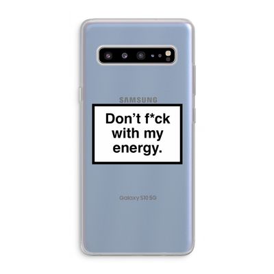 My energy: Samsung Galaxy S10 5G Transparant Hoesje