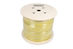 Digitus DK-1743-A-VH-10 Netwerkkabel CAT 7a S/FTP 0.32 mm² Geel 1000 m