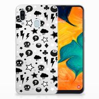 Silicone Back Case Samsung Galaxy A30 Silver Punk - thumbnail