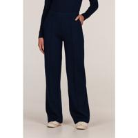 Jansen Amsterdam - Blauw | Dames | Broek | Blauw | S | regular | Kamst mode