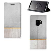 Samsung Galaxy S9 Book | Wallet Case | Wood Concrete
