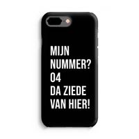 Da ziede van hier - Zwart: iPhone 8 Plus Tough Case