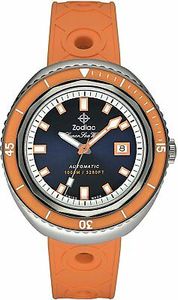 Horlogeband Zodiac ZO9503 Rubber Oranje
