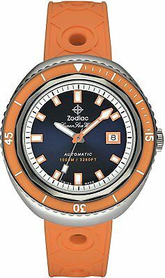 Horlogeband Zodiac ZO9503 Rubber Oranje