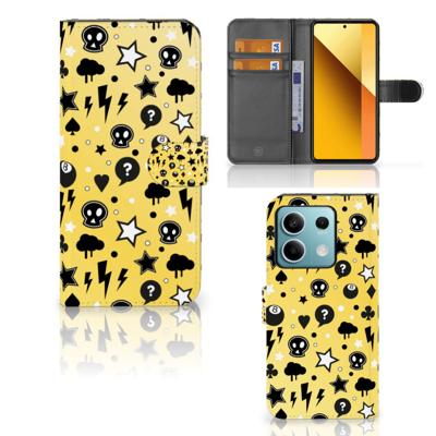 Telefoonhoesje met Naam Xiaomi Redmi Note 13 5G Punk Geel Telefoonhoesje met Naam Xiaomi Redmi Note 13 5G Punk Geel