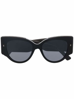 DSQUARED2 EYEWEAR lunettes de soleil à monture carrée - Noir