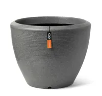 Pot Bol Arc Granite 34x25 Antraciet