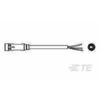 TE Connectivity 1-2273007-1 Sensor/actuator connector, geassembleerd M8 Aantal polen (sensoren): 4 Bus, recht 1.50 m 1 stuk(s) - thumbnail