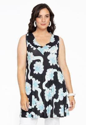 Yoek Singlet flare CALYPSO | Zwart | Maat 58/60