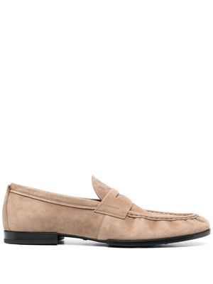 Tod's mocassins à logo embossé - Tons neutres