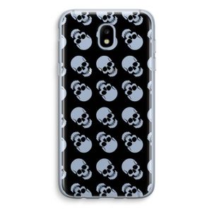 Musketon Skulls: Samsung Galaxy J5 (2017) Transparant Hoesje