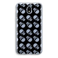 Musketon Skulls: Samsung Galaxy J5 (2017) Transparant Hoesje