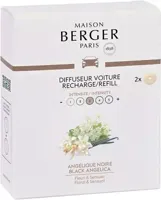 Maison Berger Paris navulling autoparfum black angelica 2 stuks - thumbnail