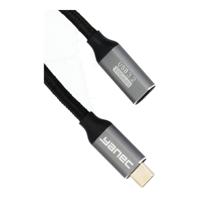 YANEC usb-c laad- en datakabel verlengkabel 2m nylon (100w)