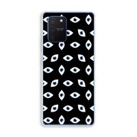 Eyes pattern: Samsung Galaxy Note 10 Lite Transparant Hoesje
