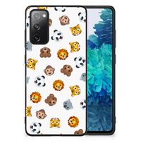 Back Case voor Samsung Galaxy S20 FE Dieren Emojis - thumbnail