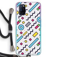 8-bit N°8: Oppo A52 Transparant Hoesje met koord