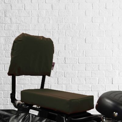 Fietskussen Pakket Groen met rugleuning en voetsteuntjes