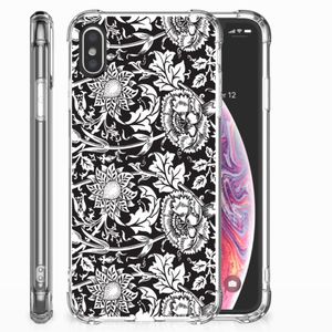 Apple iPhone X | Xs Case Black Flowers