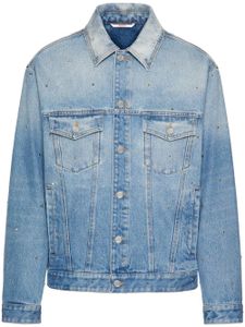 Valentino Garavani veste Rockstud en jean - Bleu