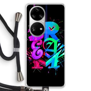 Dream: Huawei P50 Pro Transparant Hoesje met koord