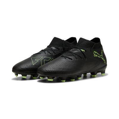 PUMA Future 8 Pro Gras / Kunstgras Voetbalschoenen (MG) Kids Zwart Donkergroen Lichtgroen
