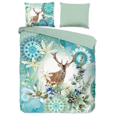 Dekbedovertrek HIP Katoen Satijn Xela Patroon & Natuur & Dieren 140x200 Cm Gezien Op TV & Verkoelend HIP - Dekbed-Discounter.nl
