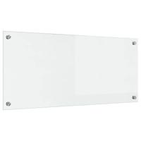 VidaXL Keuken achterwand doorzichtig 90 x 40 cm gehard glas