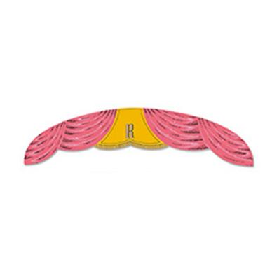 Rock-Ola 1428 Gordijn Sticker Roze