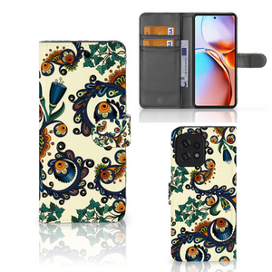 Wallet Case Motorola Edge 40 Pro Barok Flower