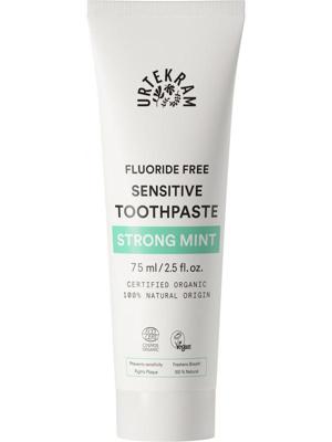 Urtekram Tandpasta sensitive strong mint