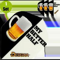 Designa My Better Half Beer Dartflight