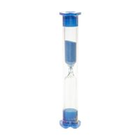 Zandloper/badkamer douche/spelletjes timer blauw 3 minuten   -