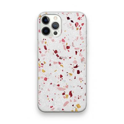 Terrazzo N°9: iPhone 12 Pro Transparant Hoesje