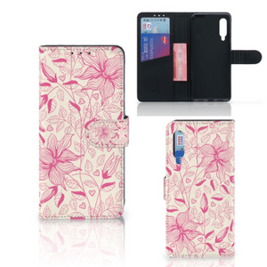 Xiaomi Mi 9 Hoesje Pink Flowers
